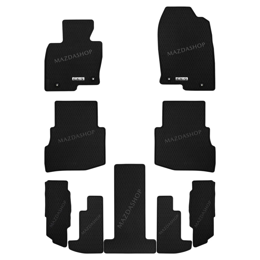 All-Weather Floor Mats (1st, 2nd & 3rd Rows) | Mazda CX-9 (2019-2023) - Image 4
