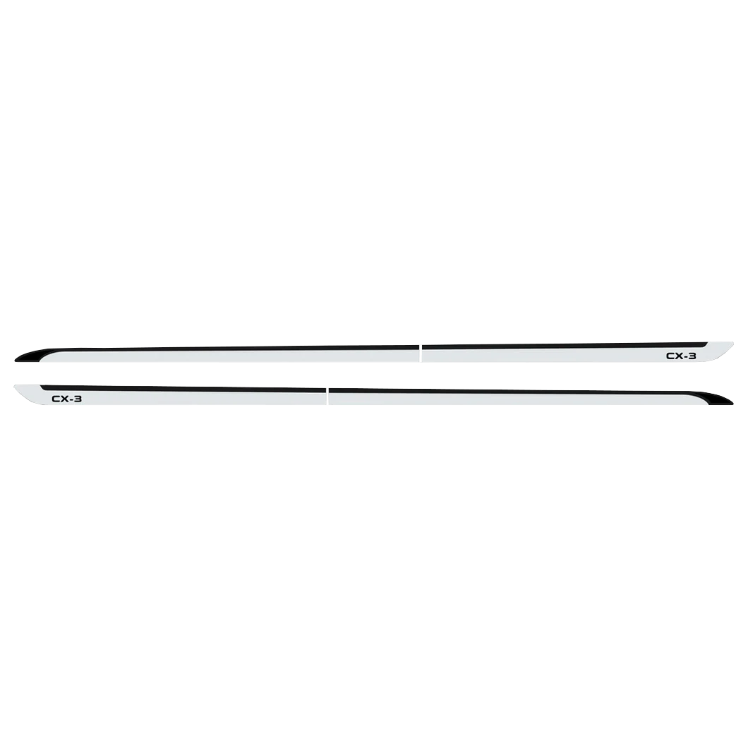 Body Side Mouldings - Crystal White Pearl with Black Insert | Mazda CX-3 (2016-2022)