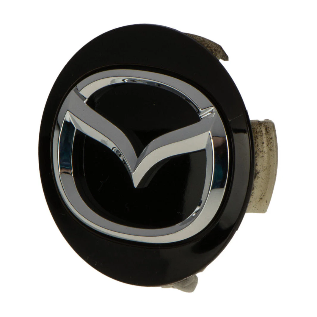 Center Cap — Gloss Black, Chrome Emblem | Mazda (KD51-37-190 / BJS7-37-190) - Image 13