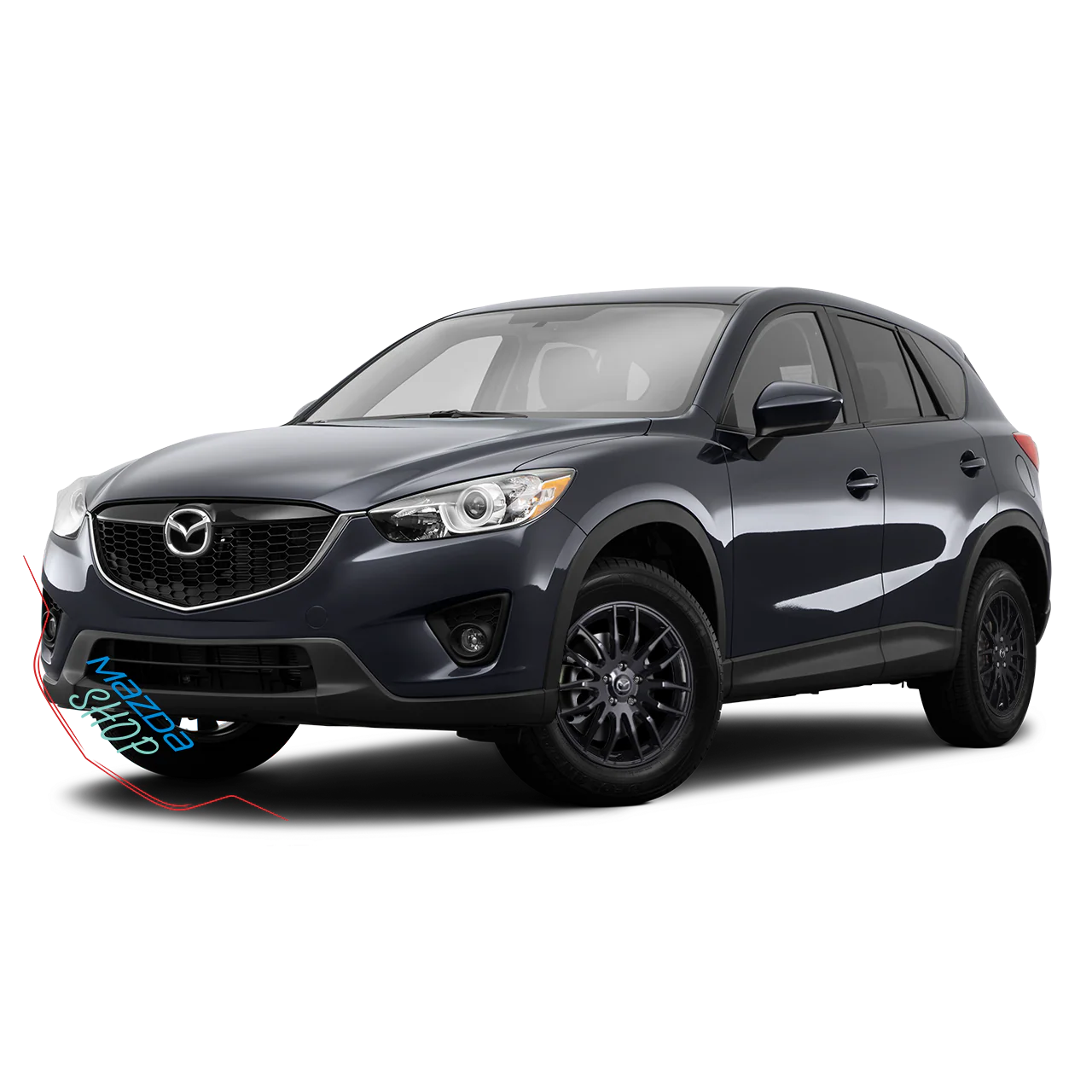 Mazda M002 Alloy Rims (Gloss Black) — 16", 17", 18" | Full Set of Four [BLEMISHED] - Image 14