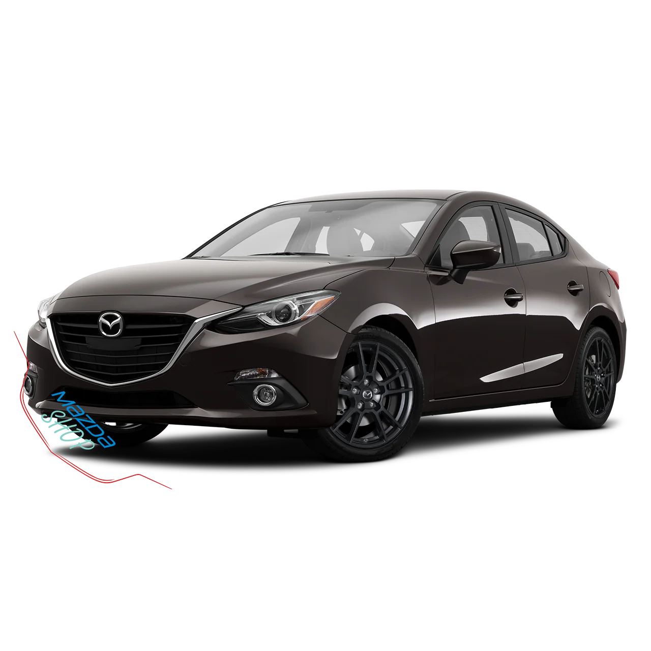 Mazda M006 Alloy Wheel (Satin Black) — 16", 17", 18" | Full Set of Four [BLEMISHED] - Image 8