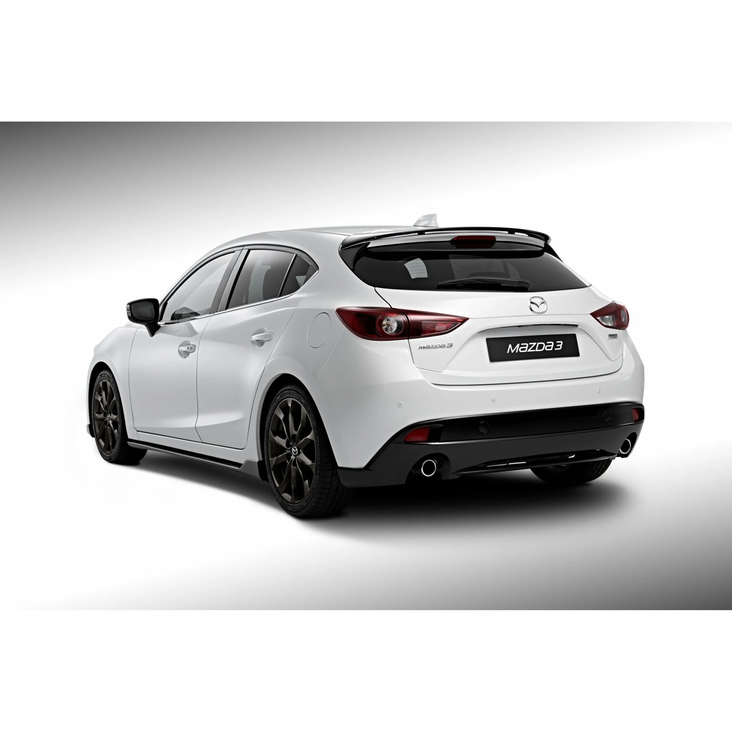 Aero Kit - Rear Diffuser (Brilliant Black) | Mazda3 Hatchback (2014-2016) - Image 2