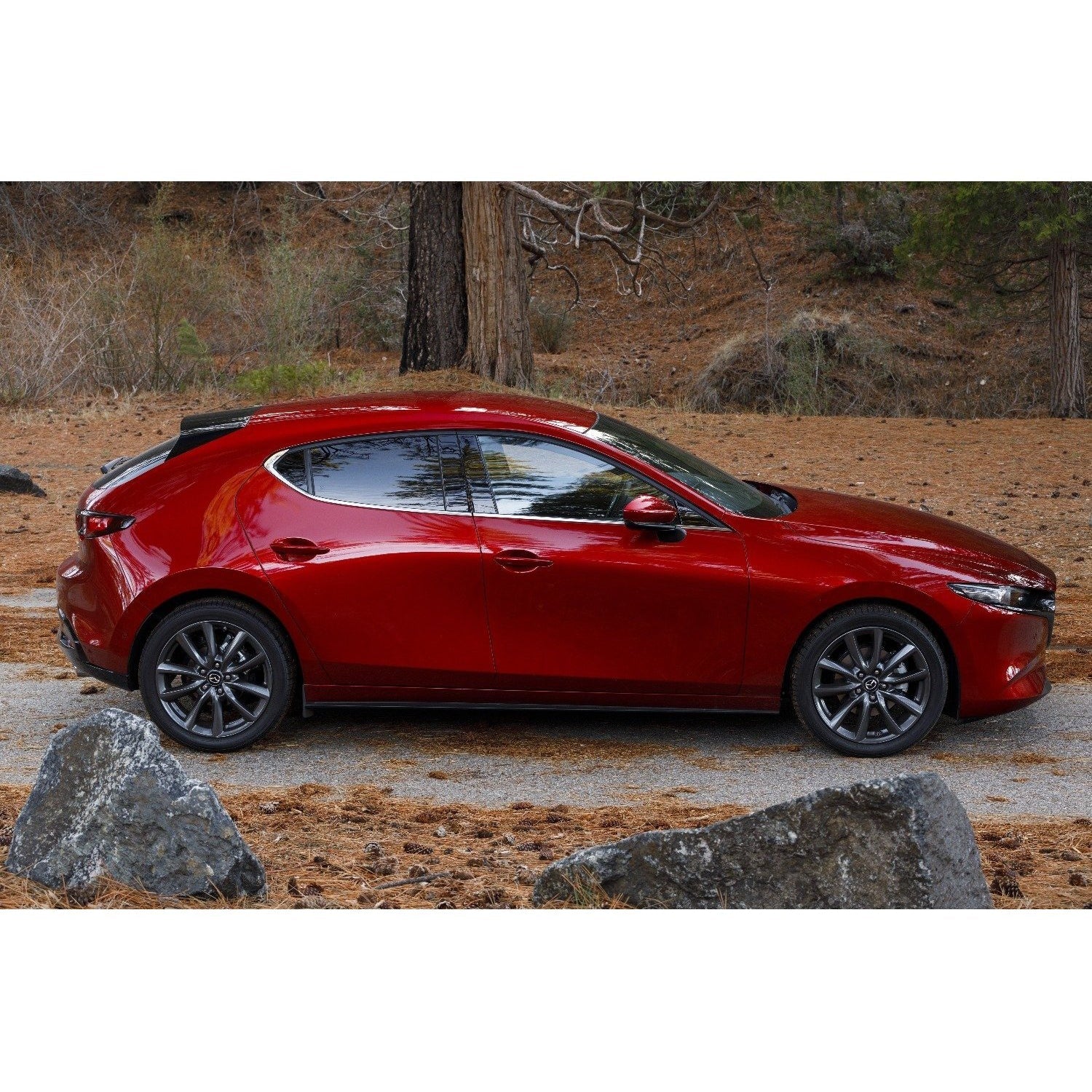 Mazda3 OEM Alloy Wheel, Design 168A (Dark Grey Metallic) — 18" | Mazda3 Hatchback (2019-2025) - Image 11