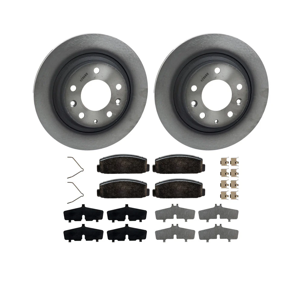 Brake Package, Rear: Pads, Rotors & Attachment Kit | Mazda6 (2003-2005)