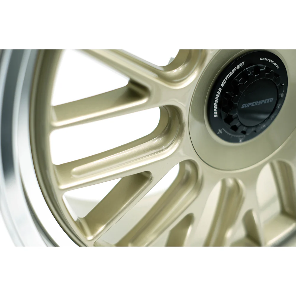 Superspeed FlowForm RF01 NEO Alloy Wheel (Machined Lip Gold) — 18", 19" - Image 6