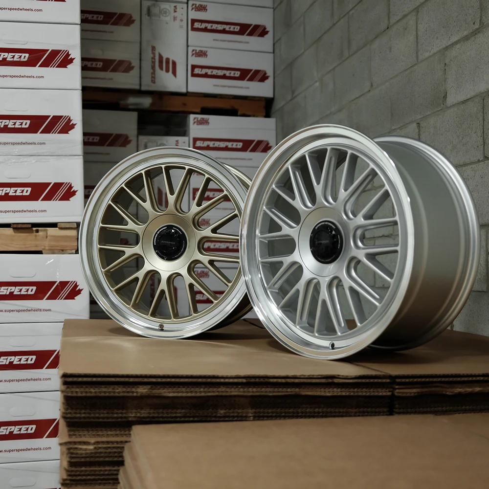 Superspeed FlowForm RF01 NEO Alloy Wheel (Machined Lip Gold) — 18", 19" - Image 3