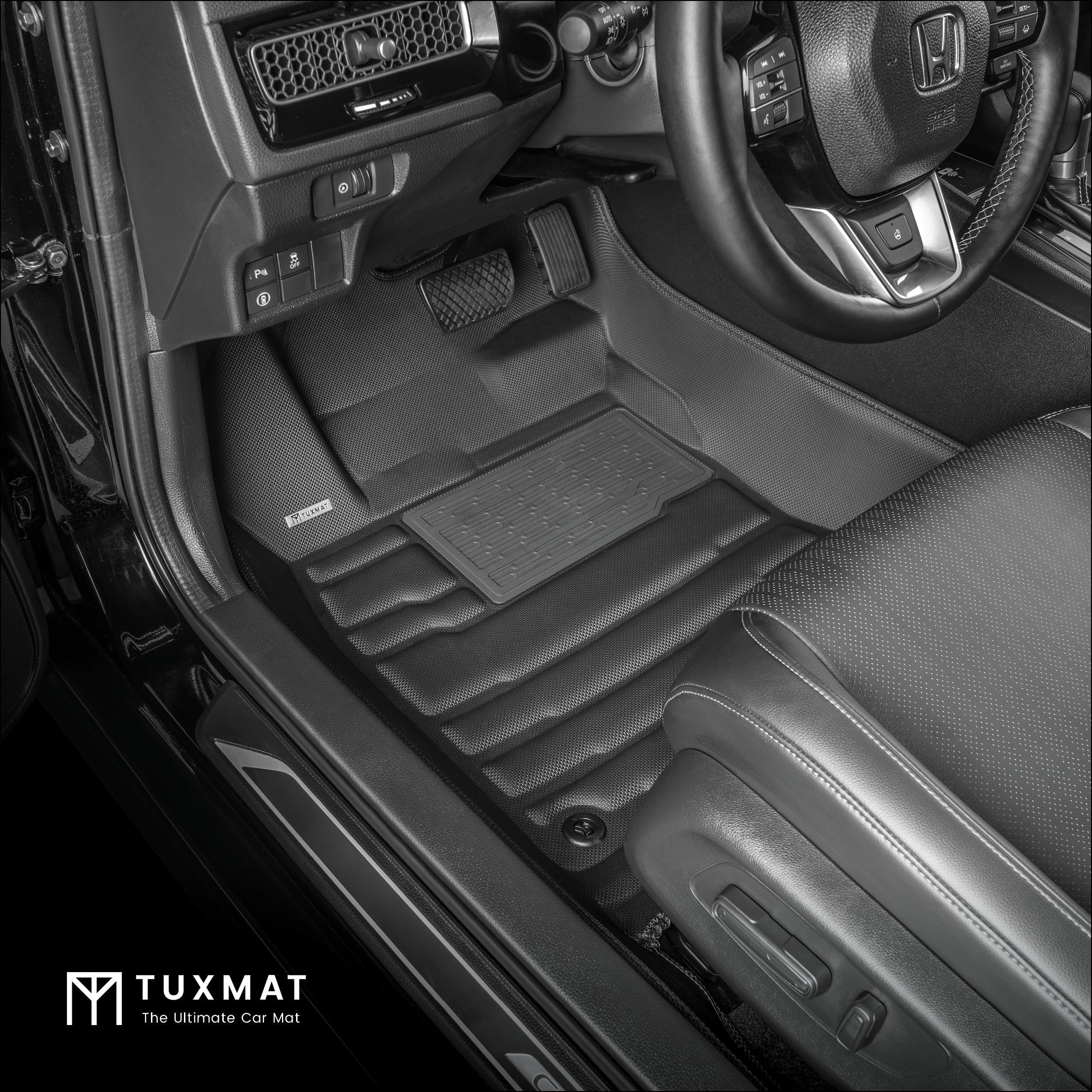 TuxMat Floor Mats (Front & Rear) | Honda Civic Sedan & Hatchback (2022-2026) - Image 2