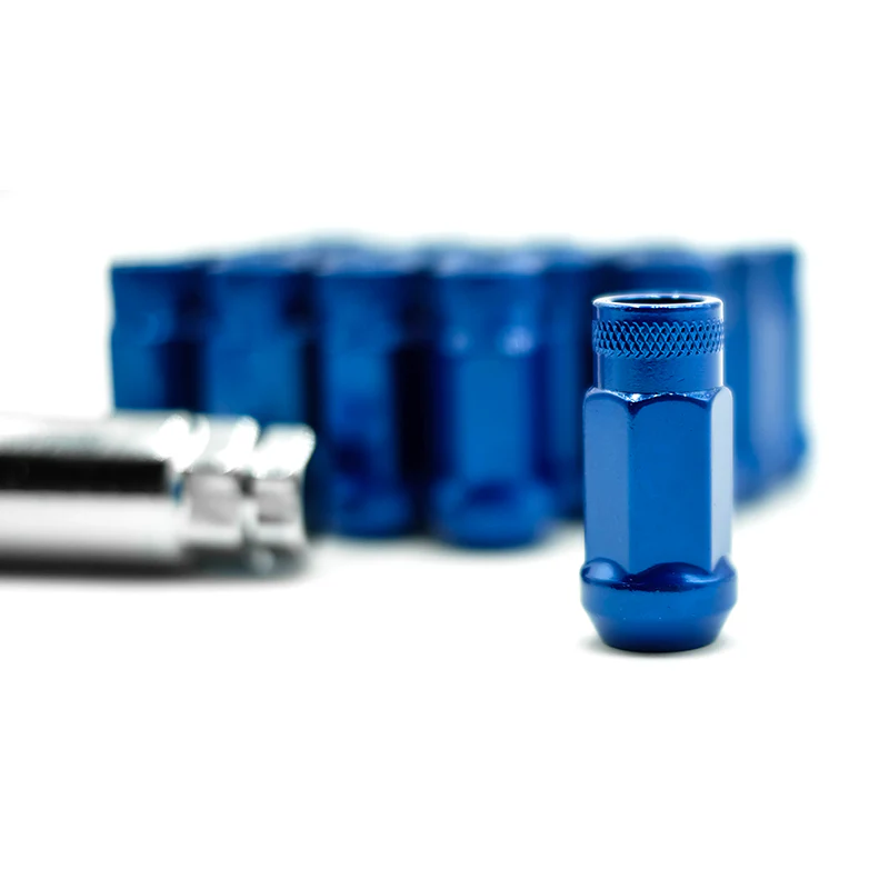 Wheel Nut Set (20+1 pcs) — Tuner in Blue Chrome (19mm) | Superspeed Wheels - Image 3